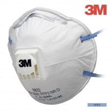 Semimasca de protectie respiratorie tip cupa categoria II FFP2 3M, art.1D43 (8822)