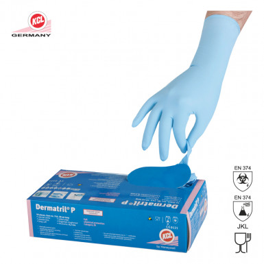 Single-use protective gloves, cat. III, 743 DERMATRIL, art.C584 (743)