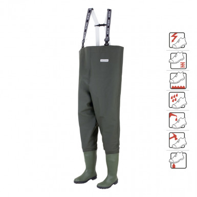 Pantalon de protectie cu cizme S5 integrate Danubio, art.A412 (577 080003)
