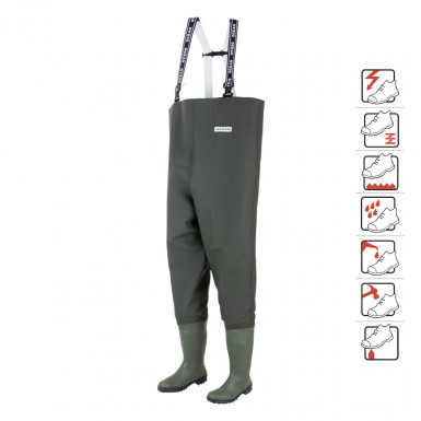 Cizme de lucru incorporate tip pantalon Danubio, art.A410 (570 080002)