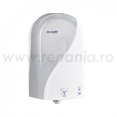 Dispenser cu taiere automata pentru hartie igienica Jumbo Identity Toilet White Lucart, art.F348 (892302) (892302)