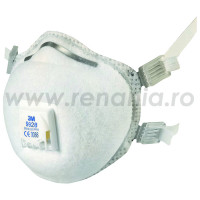 Semimasca de protectie respiratorie aplicatii speciale tip cupa cu supapa FFP2, 3M, art.2D05 (9928)