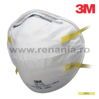 Semimasca de protectie respiratorie tip cupa FFP1, 3M, art.1D37 (8710) 