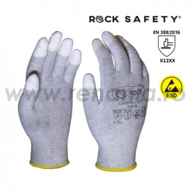 Mechanical protection gloves, cat. II, CARBON-1, art.C701