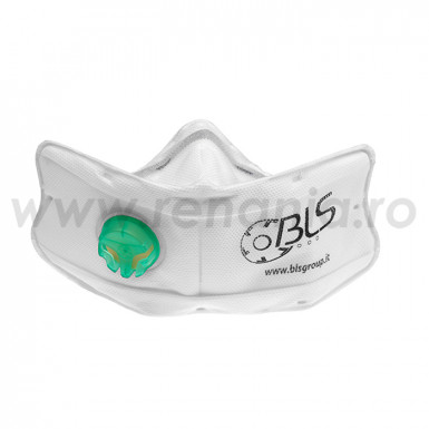 Folded half-mask with FFP3 BLS valve, art.1D28, art.1D28 (860)