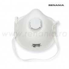 Semimasca de protectie respiratorie tip cupa, FFP2 NR D cu supapa, Renania, art.8D27