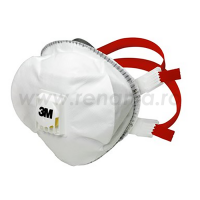 3M FFP3 Half mask with exhalation valve and comfortable material for an airtight seal, art.1D51