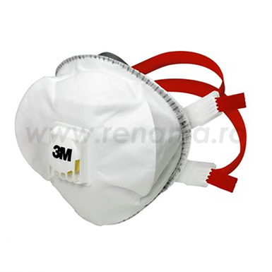 3M FFP3 Half mask with exhalation valve and comfortable material for an airtight seal, art.1D51 (8835PLUS)