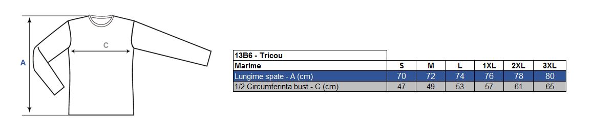 Size guide - fitting and sizes chart