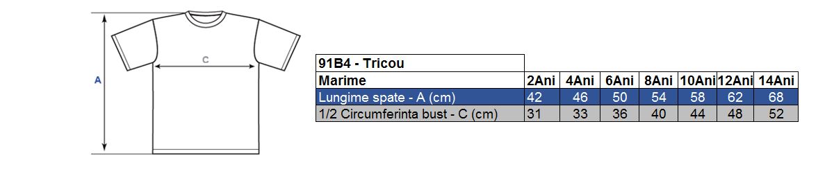 Vezi corespondenţă mărimi